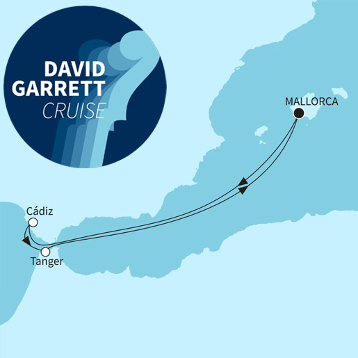 5 Nächte David Garrett Cruise - ab/bis Palma