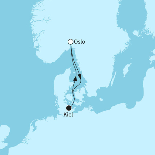 4 Nächte Kurzreise Oslo ab/bis Kiel