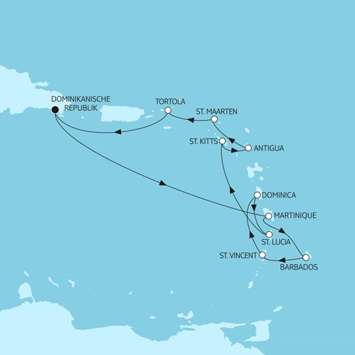 14 Nächte Karibische Inseln I<br>NEU: Frühbucher-Premium, Flüge zubuchbar