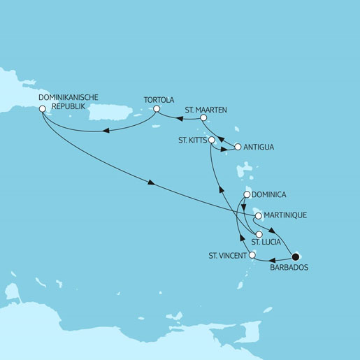 14 Nächte Karibische Inseln II<br>NEU: Frühbucher-Premium, Flüge zubuchbar