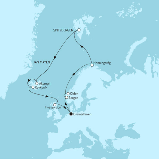 17 Nächte Norwegen mit Spitzbergen & Island I<br>NEU: Angebot der Woche bis 23.05.2022